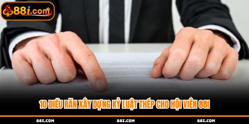 10 điều răn kỷ luật mà bạn nên nhớ khi chơi cược