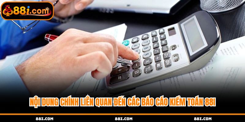 Nội dung chính liên quan đến các báo cáo kiểm toán 88i
