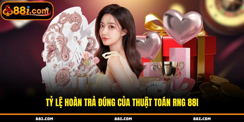 Tỷ lệ hoàn trả đúng của thuật toán RNG 88i